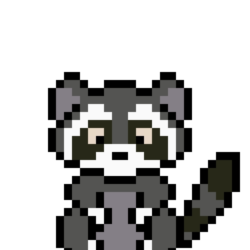 Trash Panda - the star of the collection
